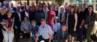 Group photo of alumni attendees of HAUS National Meeting in Washington, D.C.